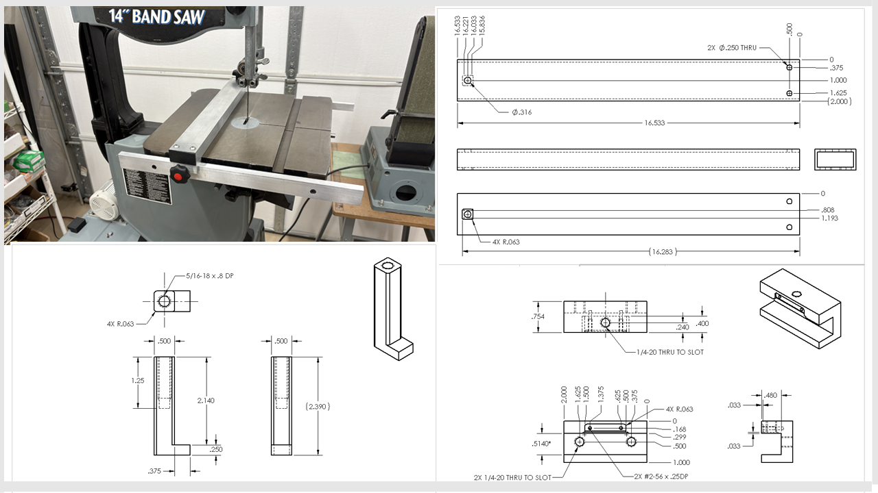 DIY Bandsaw Fence